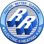 The logo for the company RR Electrical, Heating & Air